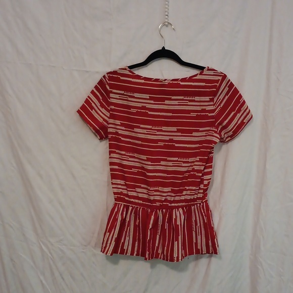 Whisper blouse - Red and White - Size S - Picture 4 of 4